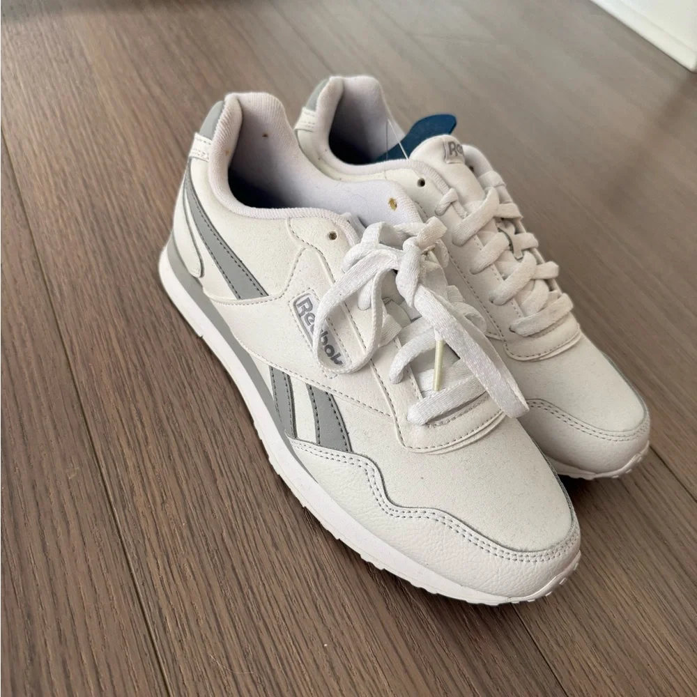 Reebok Classic White and Gray Sneakers - Picture 1 of 6